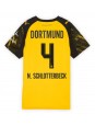 Borussia Dortmund Nico Schlotterbeck #4 Replika Hemmakläder Dam 2025-26 Kortärmad Borussia Dortmund Nico Schlotterbeck #4 Replika Hemmakläder Dam 2025-26 Kortärmad